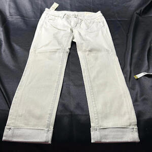 The Loft WOMENS light khaki modern skinny ankle jeans